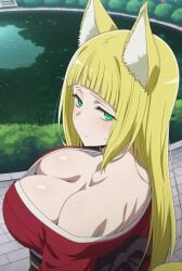 1female 1girls ai_assisted ai_generated animal_ears anthro anthro_female anthro_focus anthro_only back_view blonde_female blonde_hair blonde_hair blonde_hair_female blush blush blush_lines blushing_at_viewer blushing_female busty busty_female civitai cleavage cleavage_focus clothed clothed_female coloredbin.ai coloredbin_ai confused confused_look demi-human demihuman down_blouse downblouse dungeon_ni_deai_wo_motomeru_no_wa_machigatteiru_darou_ka fair-skin fair-skinned_female fair_skin female female_anthro female_focus female_only fox_ears fox_tail fully_clothed fully_clothed_female green_eyes haruhime high_angle high_angle_view huge_boobs huge_breasts huge_breasts kimono large_boobs large_breasts large_tits long_hair looking_at_viewer looking_back massive_boobs massive_breasts massive_tits mature_female nape nervous nervous_expression nervous_female nervous_sweat obi outdoors pale-skinned_female pale_skin pale_skinned_female plump_boobs plump_breasts plump_tits pond red_kimono sanjouno_haruhime sash shy shy_expression solo solo_anthro solo_female solo_focus tail top_heavy top_heavy_breasts upper_body upper_body_focus upper_body_only visible_boobs visible_breasts visible_tits white-skinned_female white_skinned_female