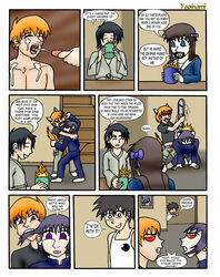 comic fruits_basket kyo_sohma male multiple_males shigure_sohma yaoi yaoinami yuki_sohma