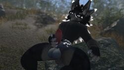 animal_genitalia animal_penis anthro dominant dominant_male domination furry furry_balls furry_ears furry_male furry_tail novabeast thatdioguy vrchat