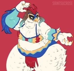 bbw big_breasts breasts chubby cleavage female furry huge_breasts saintsucrose tagme thick_thighs wide_hips