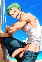 roronoa zoro from one piece by twall97