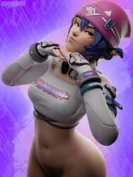 3d antifragile_kira-kira female kiriko_(overwatch) le_sserafim nude nude_female overwatch overwatch_2 solo_female