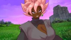 1girls abigbrother annoyed annoyed_expression artist_name artist_signature bangs big_breasts breast_focus breasts cleavage cleavage_window clothed clothed_female clothing dark-skinned_female dark_skin dragon_ball dragon_ball_sparking!_zero dragon_ball_super earring earrings eyelashes female female_focus female_goku female_goku_black female_only female_saiyan female_solo genderswap_(mtf) goku_black gray_eyes green_earring huge_breasts massive_breasts mole mole_on_breast not_porn parted_lips pink_hair potara potara_earring potara_earrings rule_63 saiyan saiyan_girl solo solo_female solo_focus spiked_hair spiky_hair super_saiyan_rose tagme