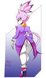 blaze the cat from sonic (series) by glovesrandom