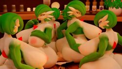 1futa 3d 5girls big_ass big_breasts bigger_female facesitting female female_focus futa_gardevoir futa_on_female futanari gardevoir geochu_(geodat64) geodat64 harem implied_futanari naked_female naked_futanari pleasure_face pokemon pokemon_(species) sex