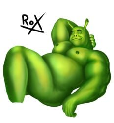 belly chubby chubby_belly chubby_male color_wheel_challenge daddy dreamworks dreamworks_animation dreamworks_pictures fat green_body green_skin male male_only mature_male muscle muscle_bottom muscles muscular muscular_ass muscular_male non-human non-human_only orc orc_male overweight pecs pecs_focus roxds93 shrek shrek_(film) shrek_(series) shrek_2 solo solo_focus