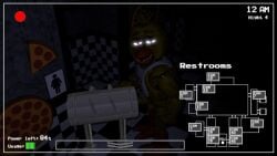 1sec_video 3d ambiguous_penetration anthro breeding_mount camera_pov canon_appearance classic_chica_(fnaf) dickgirl futa_only goober_realm looking_at_viewer looking_pleasured looping_animation sfm source_filmmaker