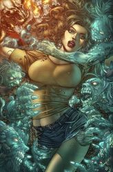 1girls monster multiple_boys zenescope zenescope_entertainment