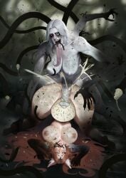 lady maria of the astral clocktower from bloodborne by hentai genia