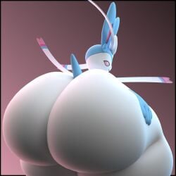 big_ass bubble_butt eeveelution huge_ass hyper_ass jstglusphs2getr pokemon pokemon_(species) sylveon tagme thick_thighs wide_hips