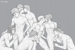 1boy 6+boys 8boys abs aburame_shino ball_fondling balls balls_deep ballsack black_and_white black_hair blowjob blowjob_face chest closed_eyes closed_eyes cute cute_face cute_male dark_hair earings gaara gay gay_male grey_background group group_sex homosexual hyuuga_neji inuzuka_kiba kiba kissing kissing licking licking_penis light-skinned light-skinned_male light_skin love male male/male male_focus male_penetrating multiple_boys multiple_males multiple_penises muscle muscles naked naked_male nara_shikamaru naruto naruto:_the_last naruto_(classic) naruto_(series) naruto_shippuden naruto_shippuuden neji nipples nude_male open_mouth oral oral_insertion oral_penetration oral_sex passionate passionate_kiss pen_voyage penis_in_mouth penis_out penis_size_difference sai sasuke_uchiha self_upload testicles toned toned_body tongue tongue_out tongues_touching touching_penis two_on_one uchiha_sasuke uzumaki_naruto uzumaki_naruto whisker_markings whiskers white_male white_skin yaoi