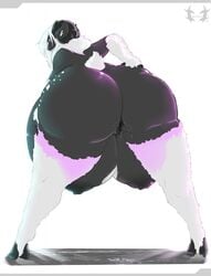 2018 anthro ass big_breasts big_butt bovid breasts caprine curvaceous female goat huge_breasts huge_butt hyper hyper_breasts mammal nipples nude pussy pussy_juice rohan_scribe solo standing thick_thighs