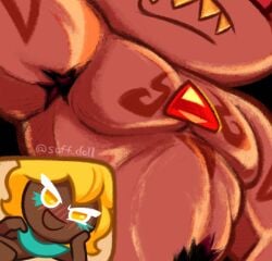 burning spice cookie from cookie run by soff doll