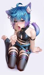 linechu from indie virtual youtuber by kairuhentai