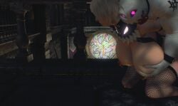 3d ashley_graham ashley_graham_(ella_freya) blonde_female breasts_grabbed_from_behind drslumpx fishnet_stockings getting_dominated kneeling_female kneeling_position resident_evil resident_evil_4 resident_evil_4_remake resisting_pleasure resisting_rape sneaky trying_to_be_quiet trying_to_break_free trying_to_escape trying_to_resist white_skinned_female