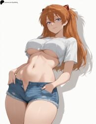 asuka langley sohryu from neon genesis evangelion by opal nemy