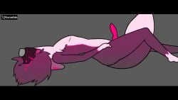 animal_genitalia animal_penis animated anthro canine_genitalia canine_penis deep_throat fellatio floranbin genitals glowing glowing_face glowing_genitalia glowing_penis hair hi_res knot machine male male_focus male_only neck_bulge nude oral oral_penetration penetration penile penis pink_body protogen purple_body sex short_hair solo tail visor white_body