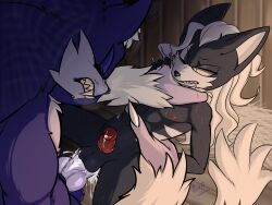 2boys absurd_res anal anal_orgasm anal_sex anthro aoibeast areola balls biceps bite_mark bite_mark_on_chest bite_mark_on_shoulder black_body black_fur bodily_fluids canid canine canis clenched_teeth closed_eyes cum cum_from_ass cum_in_ass cum_inside cum_while_penetrated cumshot digital_media_(artwork) duo ejaculation erection eulipotyphlan from_front_position fur gay genital_fluids genitals hair hands-free hi_res infinite_(sonic) infinite_the_jackal jackal male male/male male_only male_penetrated male_penetrating male_penetrating_male mammal muscular muscular_anthro muscular_male nipples one_eye_closed orgasm orgasm_face penetration penile penile_penetration penis sega sex size_difference smaller_penetrated sonic_(series) sonic_forces sonic_the_hedgehog sonic_the_hedgehog_(series) sonic_the_werehog sonic_unleashed spread_legs spreading stomach_bulge teeth vein veiny_penis werecreature wereeulipotyphlan werehog yaoi