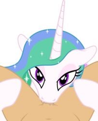 2018 alpha_channel ambiguous_gender duo equine fellatio feral friendship_is_magic grypher hair horn human human_on_feral interspecies looking_at_viewer male mammal my_little_pony oral princess_celestia_(mlp) saliva sex simple_background transparent_background unicorn zoophilia