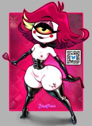niffty from hazbin hotel by blushpanda