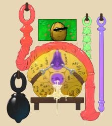 anal anal_beads anus bodily_fluids body_writing buttplug bwydxm cervix clitoris clitoris_piercing cum cum_in_ass cum_inside dildo elemental_creature female flared_dildo flora_fauna gaping gaping_anus genital_fluids genital_piercing genitals heart_symbol hi_res huge_buttplug large_anal_beads piercing plant purple_anus purple_vulva sex_toy simple_background spiked_anal_beads spiked_sex_toy spread_vulva spreading sweat through_wall urethra vulva wall-nut