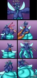 anthro anthro_pred anthro_prey ass belly big_ass big_belly big_breasts breasts changeling comic dated digestion digestion_noises female female_pred friendship_is_magic hasbro heart_pasties hyper hyper_belly multiple_prey my_little_pony my_little_pony_friendship_is_magic nipples nude nude_female omny87 open_mouth oral_vore patreon_link pony same_size_vore sektiss swallowing tongue unwilling_prey url vore vore_belly vore_comic
