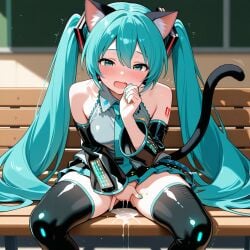 hatsune miku from vocaloid by foxheart259