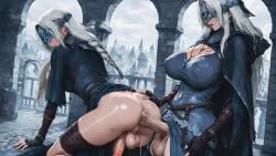 ai_generated anal animated dark_souls_3 fire_keeper futa_on_femboy futa_on_male futanari futasoles tagme video