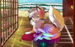 dusk lycanroc from nintendo by ballistic (artist)