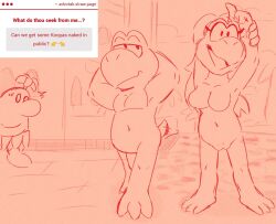 1boy 1girls advotak breasts female koopa_troopa male nude penis pianta pussy tagme