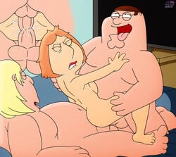 chris_griffin cum darkmatter family_guy fat fat_man female incest lois_griffin male mother_and_son obese obese_male overweight overweight_male penis peter_griffin