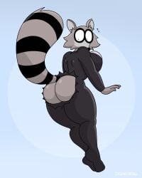 uva the raccoon fan art