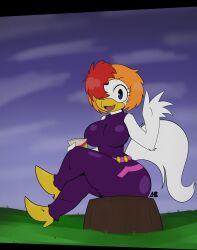 1girls 2024 2d 2d_(artwork) 2d_artwork anthro ass avian big_breasts bird bird_girl breasts chicken chicken_girl clothed digital_art digital_drawing_(artwork) digital_media_(artwork) eto_rangers female furry galliform gallus_(genus) luanctoons phasianid solo tart_(eto_rangers) thicc thick thick_thighs