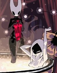 2d 2girls arachnid_humanoid ass bath bathing bathing_together bathtub black_body black_skin breasts completely_nude completely_nude_female convenient_censoring covered_nipples covering female female_only hand_on_back hand_on_cheek holding_partner hollow_knight hollow_knight:_silksong hornet_(hollow_knight) horns hot_spring hourglass_figure insect_girl lace_(hollow_knight) looking_at_another looking_at_partner nude nude_female onsen red_cloak shantysixix small_breasts standing steam team_cherry thigh_gap thighhighs thighs towel towel_only underboob video_game_character water wet white_body white_eyes white_hair yuri