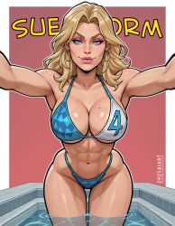 invisible woman from fantastic four by zeusaiart