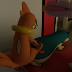 1boy 3d anal anal_sex ass buizel duo furry gay interspecies knot male nintendo otter penetration penis pokémon_(species) pokemon pokemon_(species) pokemon_dppt pokemon_gsc quilava sex torturedtorchic video_games x-ray