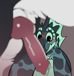 anatomically_correct anatomically_correct_genitalia anatomically_correct_penis animal_genitalia animal_penis anthro balls black_body black_fur blue_body blue_scales border_collie canid canine canine_genitalia canine_penis canis chess_(mintyderg) collie domestic_dog duo feral fur fur_markings fur_tuft genital_focus genitals green_body green_scales herding_dog knot male mammal markings minty_(mintyderg) mintyderg mythological_creature mythological_scalie mythology pastoral_dog penis penis_admiration penis_awe penis_envy penis_focus red_penis scales scalie sheepdog staring_at_penis tuft white_body white_fur