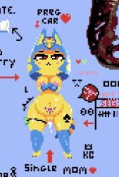 ankha from animal crossing by kingcroc