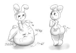 ass ass_expansion digestion kuromi my_melody onegai_my_melody teabender vore weight_gain