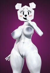 3d 3d_(artwork) ai_generated breasts cartoon_network cursed_childhood female hulu novelai pussy teri_(tawog) the_amazing_world_of_gumball the_wonderfully_weird_world_of_gumball thighhighs