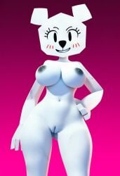 3d 3d_(artwork) ai_generated breasts cartoon_network female hulu novelai pussy teri teri_(tawog) the_amazing_world_of_gumball the_wonderfully_weird_world_of_gumball thighhighs