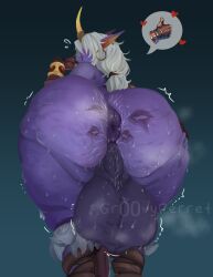 1futa anus ass ass_hair back_view backsack balls ballsack bent_over big_anus big_ass big_balls big_butt big_thighs bottom_heavy bottomless butt celestial_(league_of_legends) cellulite chubby chubby_futa donut_anus earrings exposed_anus exposed_ass fat_ass fingerless_gloves from_below futa_only futanari gr00vyferret hair hairy_anus hairy_balls hi_res hoop_earrings horn horsecock_futa huge_ass huge_balls huge_testicles huge_thighs large_balls large_testicles large_thighs league_of_legends lipstick lipstick_mark lipstick_on_ass long_hair massive_ass musk perineum plump pointy_ears pubic_hair puffy_anus purple_anus purple_body purple_skin rear_view riot_games simple_background solo solo_futa soraka sweat sweaty sweaty_ass sweaty_balls sweaty_butt swollen_anus tattoo testicles thick thick_thighs thumbs_up tied_hair topless very_long_hair white_hair white_pubic_hair wide_hips