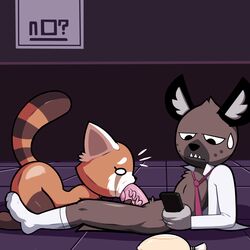 haida from aggressive retsuko by superbunnygt