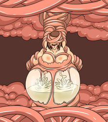 1girls blindfold breasts consensual_tentacles dr.bug lactation large_breasts meat_wall milk milking milking_tentacles restrained tentacle tentacle_blindfold tentacle_pit tentacle_sex tentacle_sucking_breasts tongue tongue_out