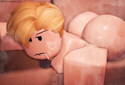 1boy 1boys 2020s 2026 3d absurd_res ass ass_bigger_than_head ass_crack ass_focus big_ass big_butt blond_hair blonde blonde_hair bubble_ass bubble_butt butt_focus cigarette cigarette_smoke completely_nude couch curvaceous curvy dog_tags english_text erich_kraus fat_ass fat_butt femboy gay girly hires huge_ass huge_butt indoors inside laying laying_down laying_on_stomach looking_away looking_to_the_side lounging male male_only musk naked necklace neutral_expression nude original_character panzerjungen relaxing render roblox robloxian sand shiny shiny_skin smoke smoking smoking_cigarette solo steam steamy sweat sweating sweaty_ass sweaty_body sweaty_butt sweaty_legs sweaty_thighs text thick_ass twink twitter_username voluptuous wide_hips yaoi