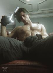 leon scott kennedy from resident evil by hell4ide