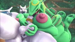 1girl 3d anthro big_ass big_breasts big_nipples blue_lips charizard clawed_toes dick_ring dragon female female_on_futa foot_fetish fugly furry futa_on_female futanari green_body grey_nipples grey_penis gynomorph gynomorph_penetrating legendary_pokemon long_neck moaning_in_pleasure nintendo oral oral_penetration pink_nipples pokemon pokemon_(species) puffy_anus rayhuma rayquaza soles tagme tail toe_ring video wings