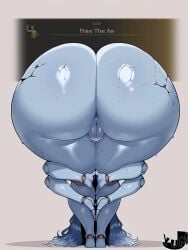 ai_generated bent_over elden_ring female fromsoftware highres huge_ass legs_together multi_arm praise_da_booty_(meme) pussy ranni_the_witch solo tagme wide_hips yumj yummyart