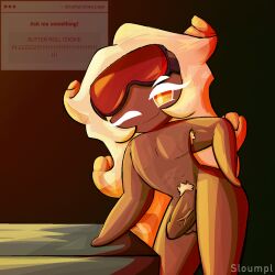 1boy blonde_hair butter_roll_cookie cookie_run cookie_run_kingdom dark-skinned_femboy dark-skinned_male dark-skinned_sissy dark-skinned_twink dark_skin femboy male male_only penis request self_upload sloumpl solo strawpage_request tagme