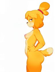 isabelle (animal crossing) from animal crossing by breedorbred